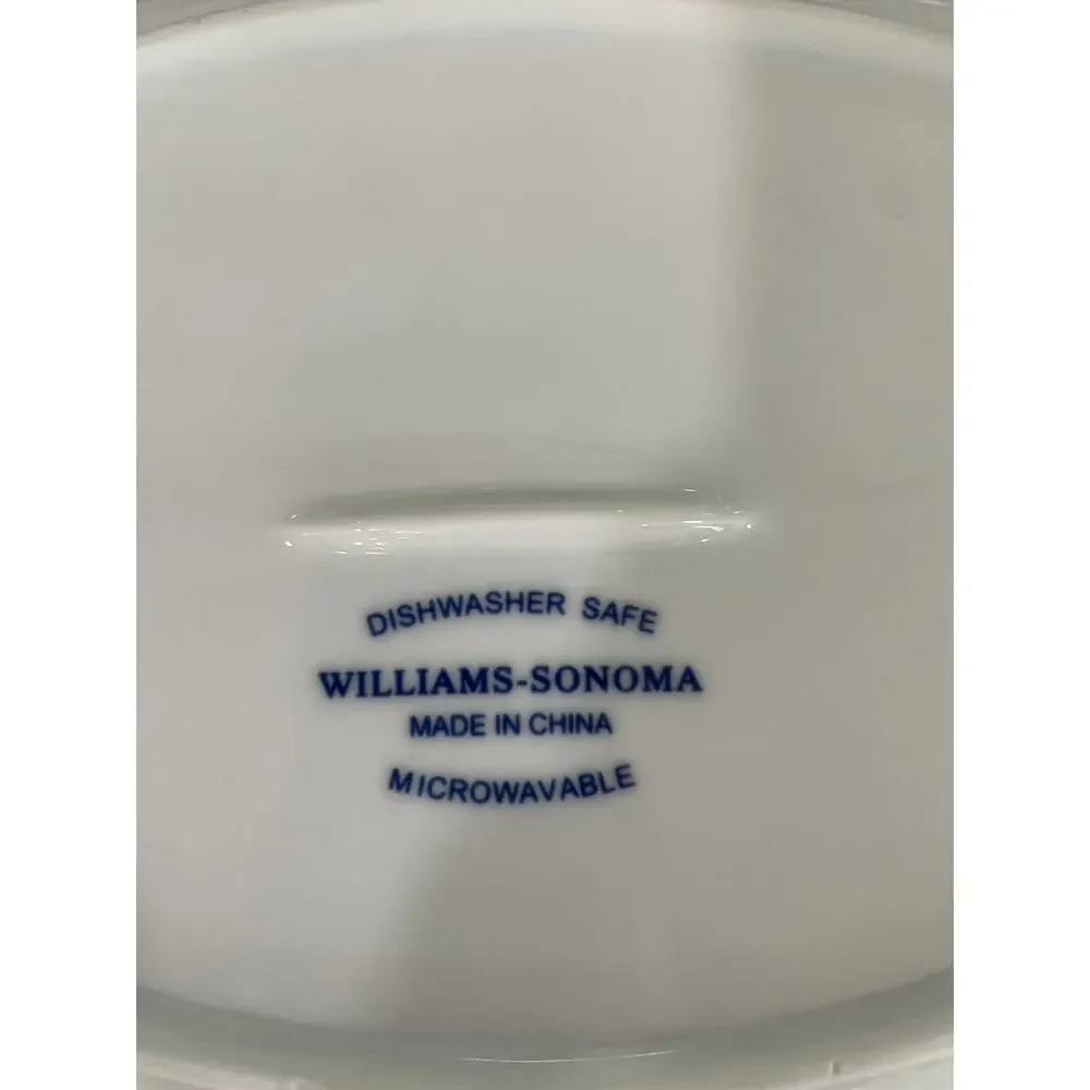 Williams Sonoma Je Demande du Boeuf Oval Serving Platters Lot 4 French Butcher